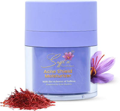 SAFFR'N Acne Shield Moisturizer with Saffron and Acne Busters(50 ml)