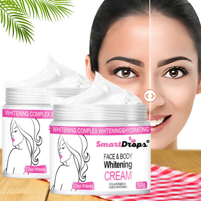 smartdrops Cream for Face & Body Glow Everyday Brightening | Leaves Skin Soft,Smooth &Clear(100 g)