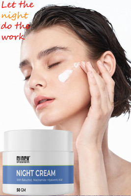 Glock Protect & Brighten Night Cream | Brightens Complexion | Prevents Skin Damage(50 g)