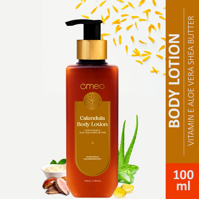 Omeo Calendula Body Lotion - Shea Butter & Vitamin E(100 ml)