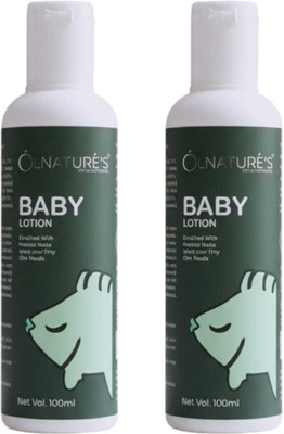 clowzac OLNATU-RE,S BABY LOTION FOR BABIES HEALTHY & SOFTEN SKIN PACK OF 100ml x 2(200 ml)