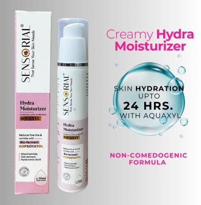 sensorial Hydra Moisturizers |24 hrs hydration |Hyaluronic Acid/Niacinamide/Bio-ferment(50 ml)