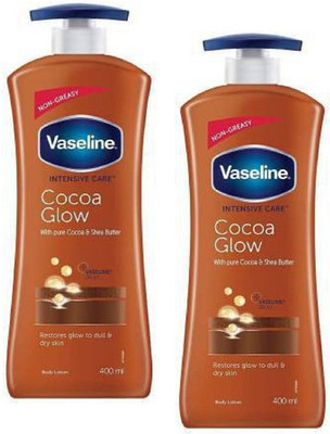 Vaseline Cocoa Glow Dry Skin Pure Shea Butter Body Lotion(800 ml)