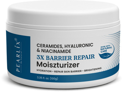 Pearlix Ceramides, Hyaluronic & Niacinamide 3X Barrier Repair Anti-Aging Face Cream(100 g)