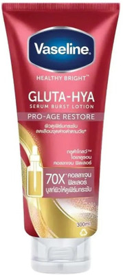 Vaseline Healthy Bright Gluta-Hya Serum Burst Lotion Pro-Age Restore (IMPORTED)(300 ml)
