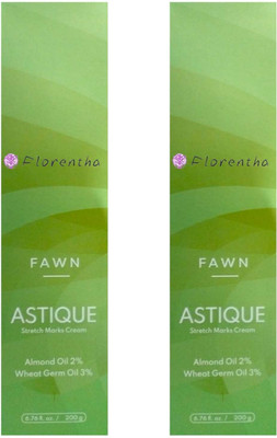 FLORENTHA ASTIQUE STRETCH MARKS REMOVEL CREAM GIVE CLEAR SKIN PACK OF 200g x 2(400 g)