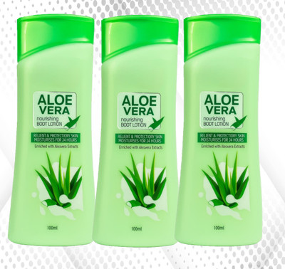 zempa Aloe Hydration Body Lotion for Extremely Dull & Dry Skin- 24hrs Intense Moisture(300 ml)
