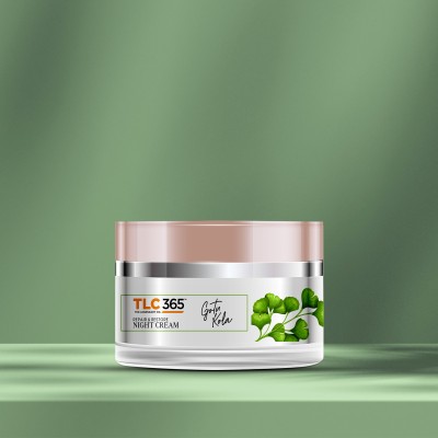 TLC 365 Gotu Kola Repair & Restore Night Cream: Reduce Fine Lines, Wrinkles, Anti Ageing(50 g)