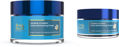 Blue Nectar Anti Aging Face Cream for Women with Natural Vitamin C & Vitamin E (50g+15g)(65 g)