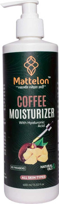 Mattelon Coffee Moisturizer For Body & Face Cream(400 ml)