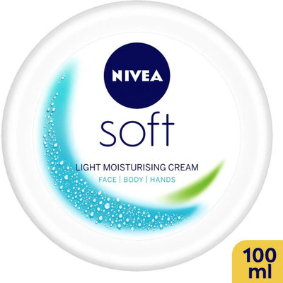 NIVEA Soft Light Moisturiser Cream 100 Ml ( Pack Of 1 )(100 ml)