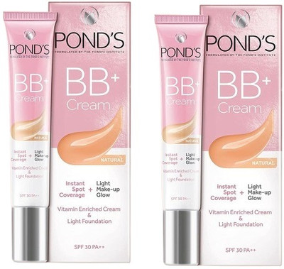 POND's BB+ Cream Enriched With Vitamin&Lightweight Foundation With Spf 30PA++ 18GRM 2pc(36 ml)