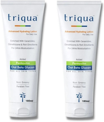 TRIQUA Advanced Hydrating Lotion With (180 *2 =360ML )(360 ml)