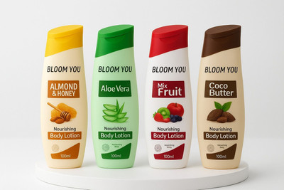 BLOOM YOU Soft Touch Nourishing Lotion Combo – 4 in 1 Skincare Pack(400 ml)