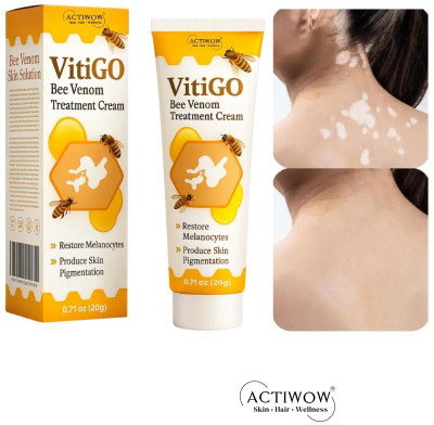 ACTIWOW Vitigo Bee Venom Cream for Bumpy Skin Texture X001(100 g)