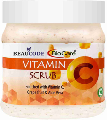 BEAUCODE BioCare Vitamin C Brightening Face Scrub | For All Skin Types(250 g)