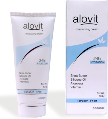 Alovit Moisturzing Cream For 24 hr Hydration , Paraben free - 100 gm(100 g)