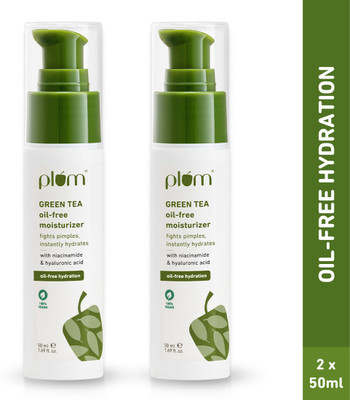 Plum Green Tea Oil-Free Face Moisturizer | Soothes & Fights Acne | Non-Sticky & Light(100 ml)