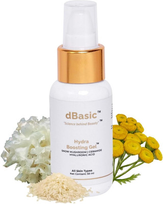 DBASIC Hydra Boosting Gel with Niacinamide, Snow Mushroom, Lightweight Face Moisturizer(50 ml)