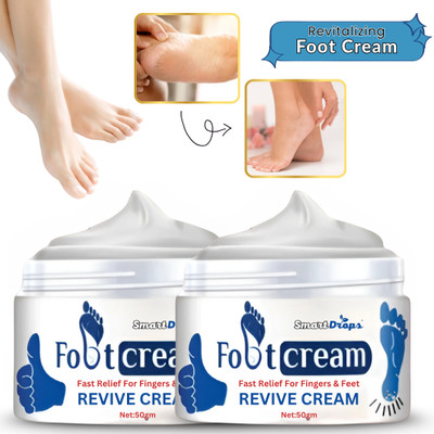 smartdrops Daily Foot & Hand Moisturizer | Soft & Clean Finish | Smooth Application(100 g)