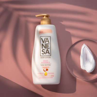 VANESA Daily Radiance Body Lotion With Shea Butter & SPF 15(400 ml)