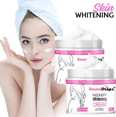 smartdrops Whitening Lightweight Cream – Non-Oily Texture | Ideal for Men and Women(100 g)
