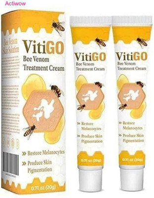ACTIWOW Vitigo Bee Venom Cream for All-Day Comfort(100 ml)
