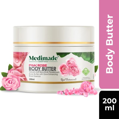 Medimade Pink Rose Body Butter(200 ml)