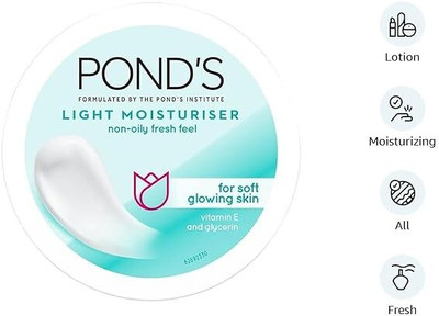 POND's LIGHT MOISTURIZER NON OILY FRESH FEEL CREAM 300 ML PACK OF 1(300 ml)