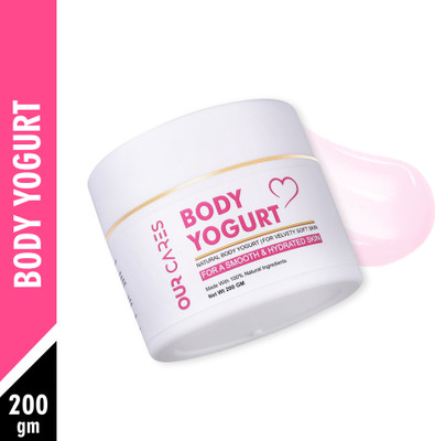 Ourcares Body Yogurt for Instant Hydration & Moisturization | Moisturiser for Smooth Skin(200 g)