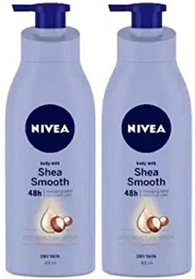 NIVEA Shea Smooth Body Milk Lotion 48h Indulging Moisture(800 ml)