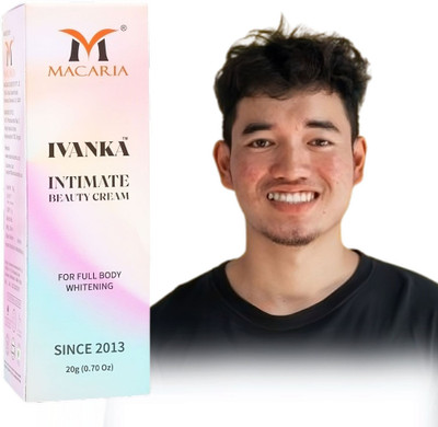 MACARIA Ivanka Intimate Beauty pimple dark spots remover cream for men(20 g)