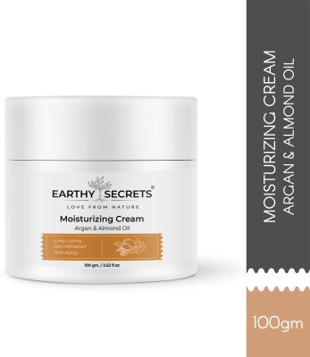 EARTHY SECRETS Argan & Almond Oil Moisturising Cream(100 g)