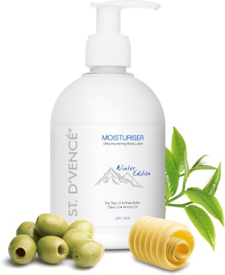 ST. D'VENCÉ Body Moisturiser - Winter Edition for Very Dry Skin enriched with Tea Tree Oil & Shea Butter(300 ml)