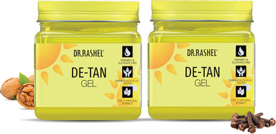 DR.RASHEL De-Tan Gel with Clove Extract & Glycerin | Hydrates & Reduces Tan (Pack of 2)(760 ml)