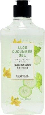 the love co Aloe Cucumber Gel - Face Gel Moisturiser For Oily Skin - Gel For Acne & Scar(250 ml)