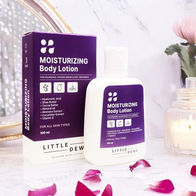 Little Dews Moisturizing Body Lotion with Hyaluronic Acid & Shea Butter(100 ml)