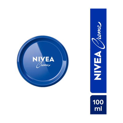 NIVEA Creme, Moisturiser Cream for Face, Hand & Body, Made in Germany, Original Blue(100 ml)