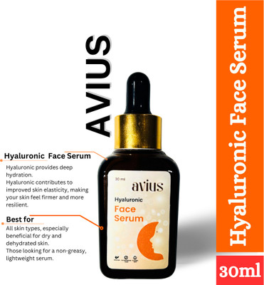 Avius Hyaluronic Acid Nourishing Face Serum for Deep Hydration Glow & Reduced Wrinkles(30 ml)