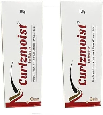 curlzmoist Hair Moisturizer Cream, 100 Grams, Frizz Control, Improves Softness(pack of 2)(200 ml)