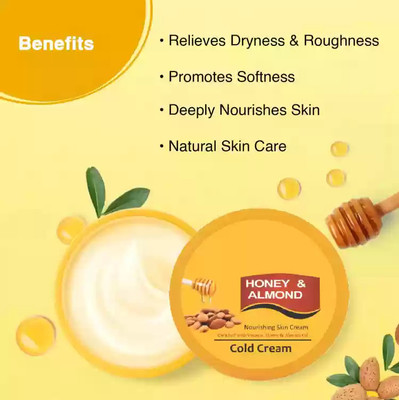 Wiffy Deep Nourishing Cold Cream with for Glowing and Moisturized Skin,(200 ml)