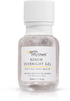 Earth Rhythm Renew Overnight Gel with Snail Mucin, for Sensitive Skin - 50ml(50 ml)