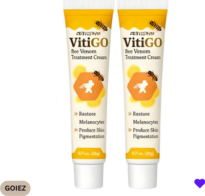 GOIEZ Vitiligo White Patch Skin Nourish Cream Pack Of 2 (60g)(60 g)