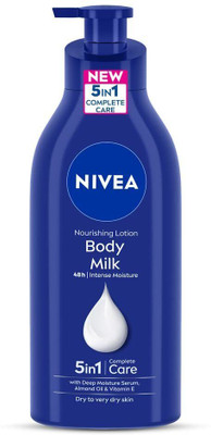 NIVEA Bodymilk 400ml pump lotion for all skin type Set of 1pc(400 ml)