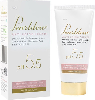 Pearldew Anti-Aging Cream 50 gm | Almond Oil | pH Balanced(50 g)