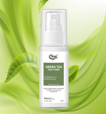 QUAT Green Tea Toner for Pore Tightening & Improving Skin Texture for Glowing Skin(100 ml)
