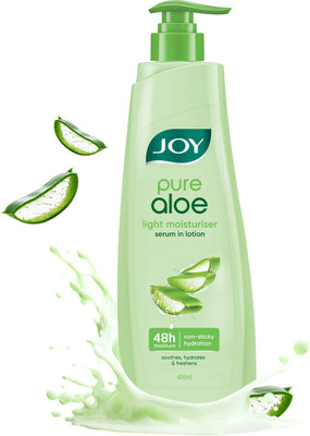 Joy Pure Aloe Light Moisturising Serum Body Lotion | 48Hr Moisturization(500 ml)