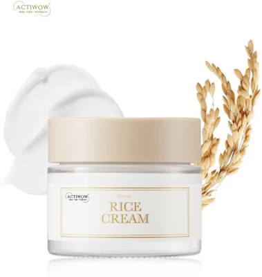 ACTIWOW Korean Rice Cream Skin Glow Moisturizer(50 g)