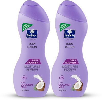 Parachute Advansed Deep Nourish Body Lotion for Women & Men, 100% Natural, 72h Moisturisation(500 ml)