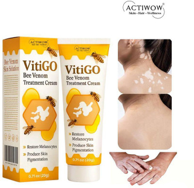 ACTIWOW Vitigo Bee Venom Cream for Sensitive Spots X001(100 g)